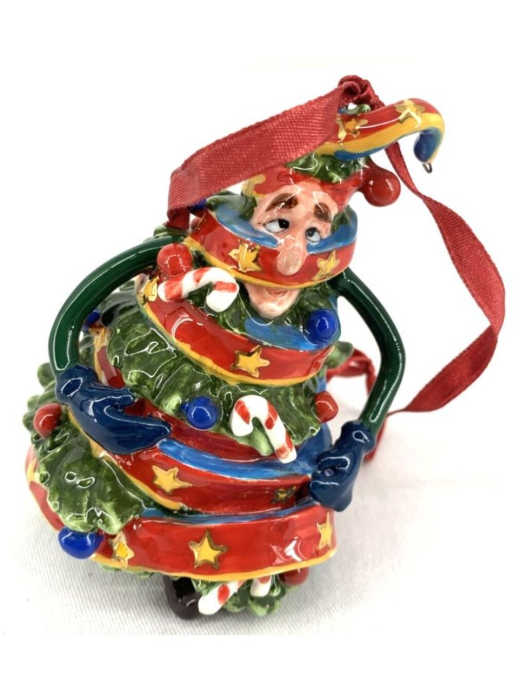 Vanmark Christmas Ornament Tree Figurine All Wrapped Up 2003 Porcelain 5" Tall